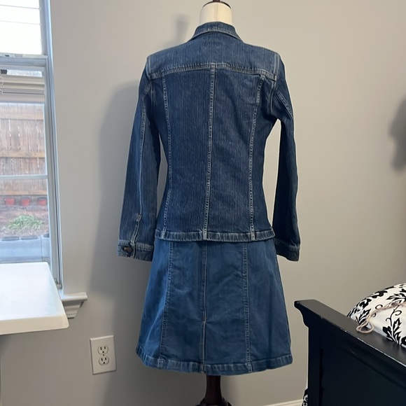 JONES NEW YORK SPORT JEAN SKIRT - Picture 7 of 8